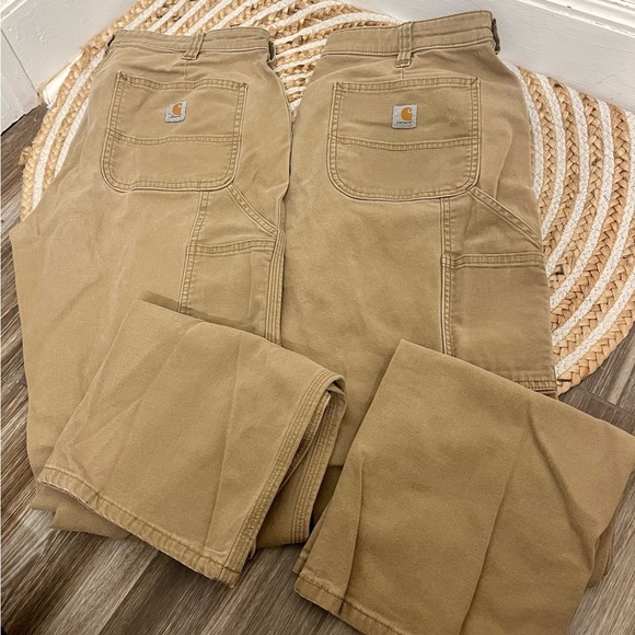 Pair of Woman’s Carhartt Pants Size 10 - Picture 2 of 4
